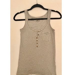 JCrew Striped Perfect Fit Tank, Size Small